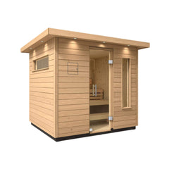 Kohler C2 Outdoor Douglas Fir Scandinavian Spruce Sauna Kit (SAK25973) - Best Cold Plunge Tubs - SAKSBY WHOLESALE