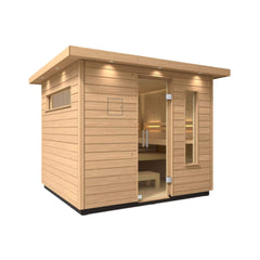 Kohler C2 Outdoor Douglas Fir Scandinavian Spruce Sauna Kit (SAK25973) - Best Cold Plunge Tubs - SAKSBY WHOLESALE