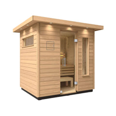 Kohler C2 Outdoor Douglas Fir Scandinavian Spruce Sauna Kit (SAK25973) - Best Cold Plunge Tubs - SAKSBY WHOLESALE