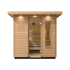 Kohler C2 Outdoor Douglas Fir Scandinavian Spruce Sauna Kit (SAK25973) - Best Cold Plunge Tubs - SAKSBY WHOLESALE