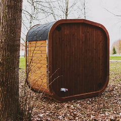 Patio Elegance MW16 ThermoWood Outdoor Sauna - Premium Outdoor Relaxation Experience - Best Cold Plunge Tubs - Patio Elegance