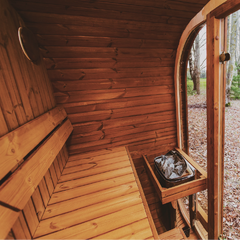 Patio Elegance Outdoor Sauna MW12 ThermoWood for Your Perfect Backyard Retreat - Best Cold Plunge Tubs - Patio Elegance