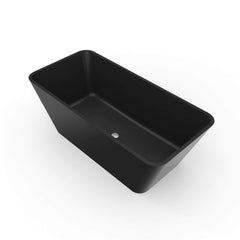 Nuvia 67-Inch Luxury Freestanding Solid Surface Soaking Bathtub (SAK51920) - Best Cold Plunge Tubs - SAKSBY WHOLESALE