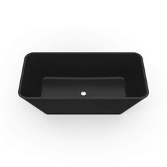 Nuvia 67-Inch Luxury Freestanding Solid Surface Soaking Bathtub (SAK51920) - Best Cold Plunge Tubs - SAKSBY WHOLESALE