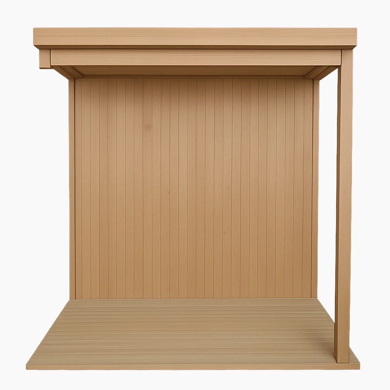 Sauna Deck Extension (6 Person Traditional Sauna) by REVIVE