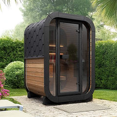 SaunaLife Model CL3G Cube-Series Outdoor 2-Person Home Sauna Kit [SL-MODELCL3G] (SAK23721) - Best Cold Plunge Tubs - SAKSBY WHOLESALE