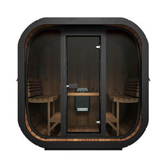 SaunaLife Model CL7G 6-Person Cube-Series Luxury Wooden Outdoor Home Sauna Kit [SL-MODELCL7G] (SAK95274) - Best Cold Plunge Tubs - SAKSBY WHOLESALE