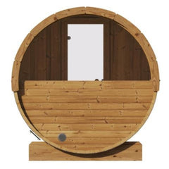 SaunaLife Model E8W Ergo Series 6-Person Outdoor Thermo-Spruce Sauna Barrel [SL-MODELE8W] (SAK92573) - Best Cold Plunge Tubs - SAKSBY WHOLESALE