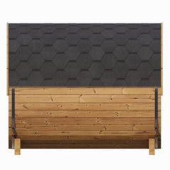 SaunaLife Model E8W Ergo Series 6-Person Outdoor Thermo-Spruce Sauna Barrel [SL-MODELE8W] (SAK92573) - Best Cold Plunge Tubs - SAKSBY WHOLESALE