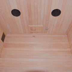 Thermora Premium 2-Person 3KW Hemlock Wood Sauna With LED Wall Light (SAK28471) - Best Cold Plunge Tubs - SAKSBY WHOLESALE