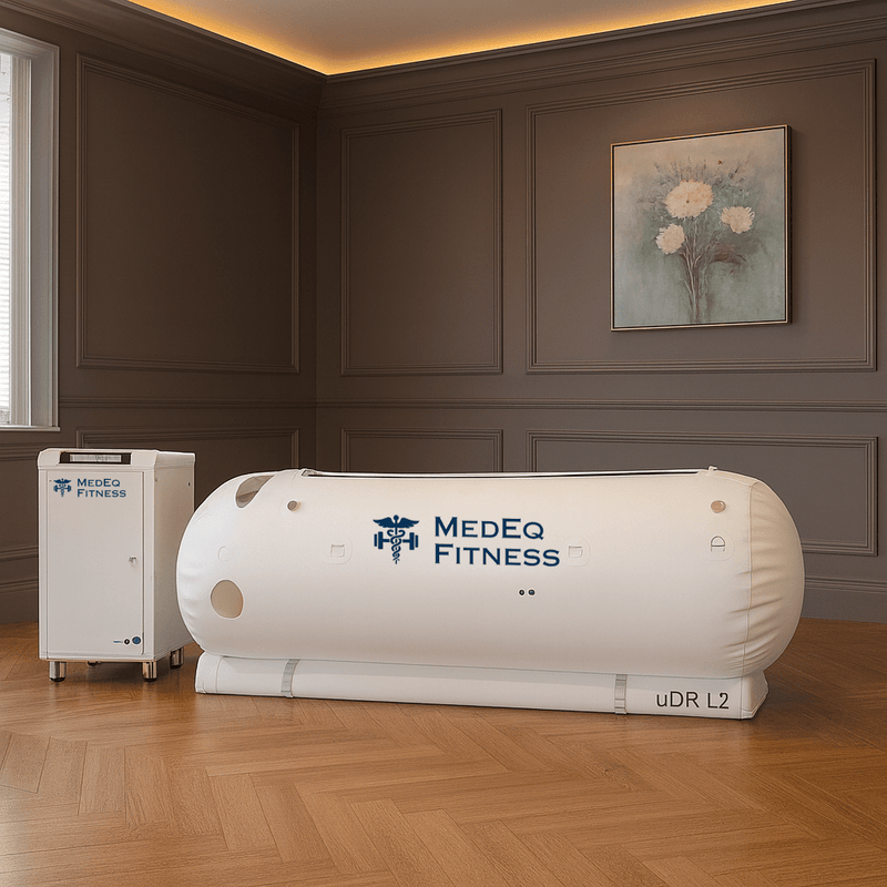 TimeCapsule Air 1.5 - Soft Capsule style 1.5 ATM Hyperbaric Chamber - our most affordable!! - Best Cold Plunge Tubs - MedEq Fitness